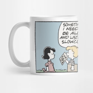 Slowcore - Vinyl Record Fan Design Mug